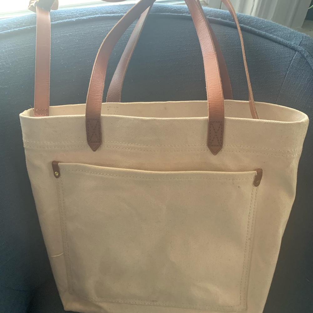 Madewell canvas medium transport tote